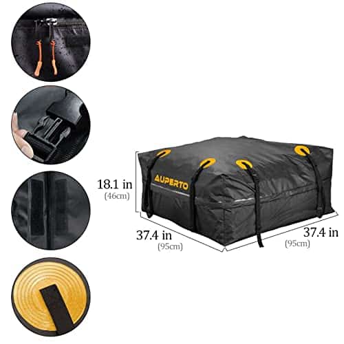 Auperto Faltbare Dachbox 450L Schwarz – Bild 5